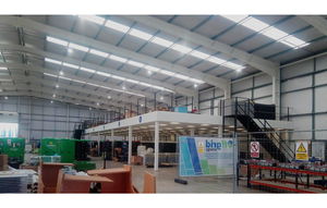 500 Sq M Fire Rated mezzanine completed